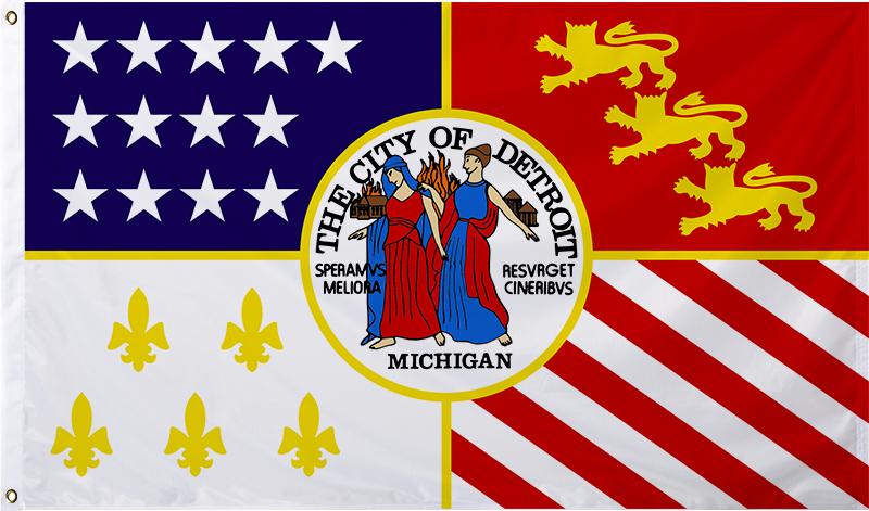 Detroit City Flag