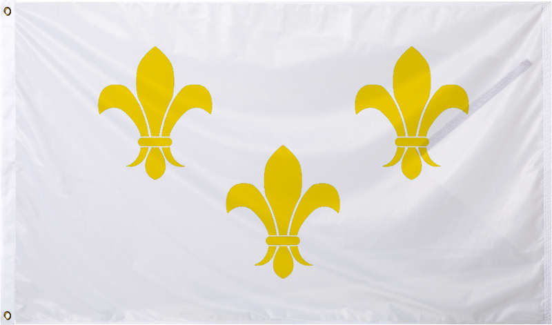 Fleur-De-Lis (White) Flag