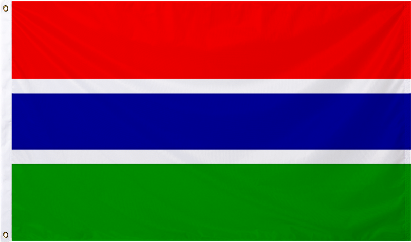 Gambia International Flag