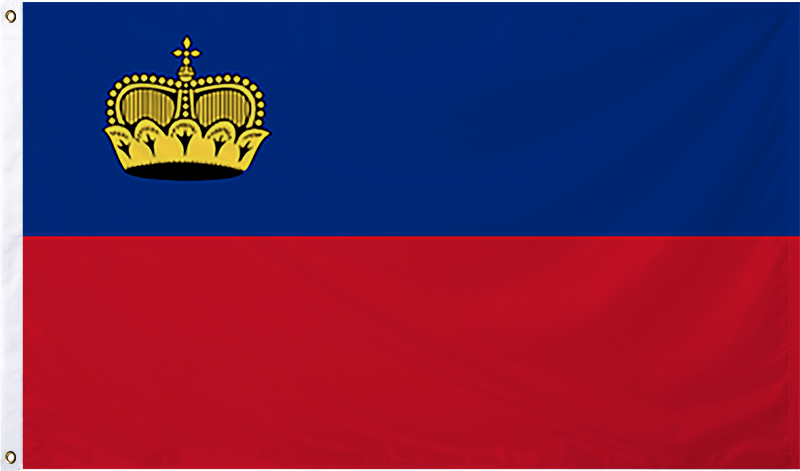 Liechtenstein International Flag
