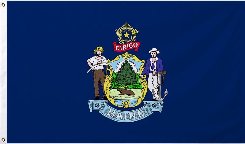 Maine State Flag