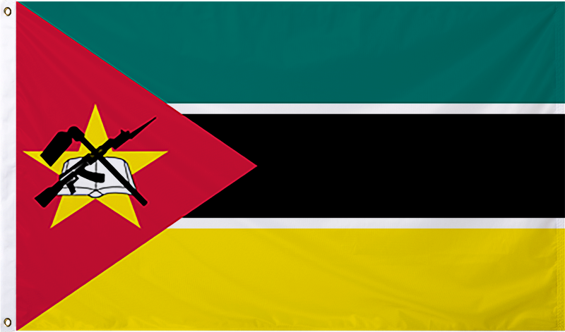 Mozambique International Flag
