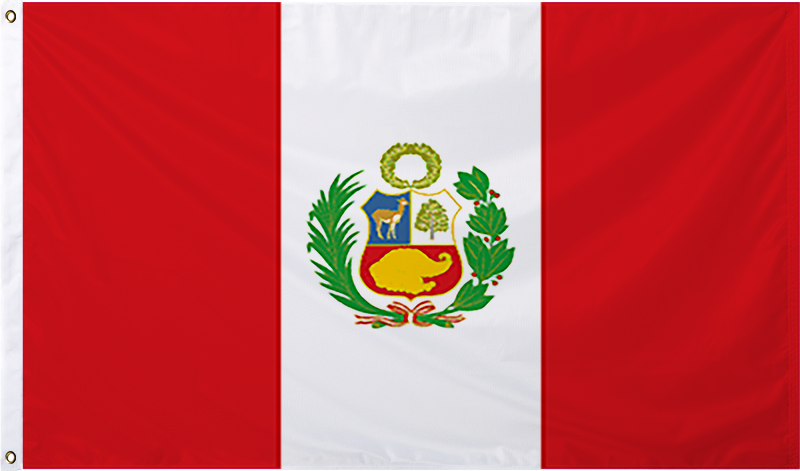 Peru International Flag