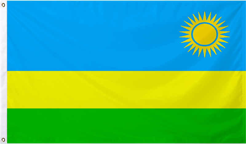 Rwanda International Flag