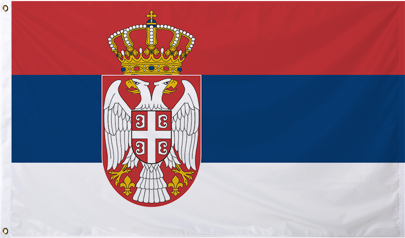 Serbia International Flag