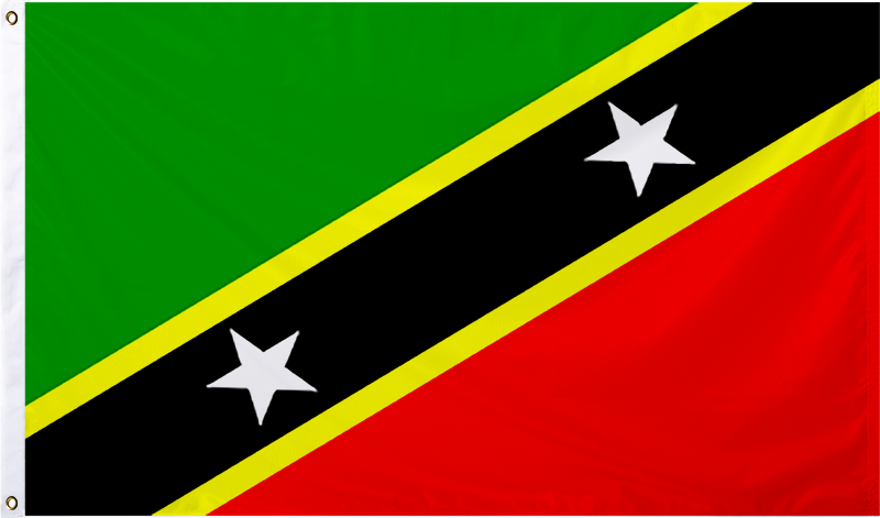 St Kitts & Nevis International Flag