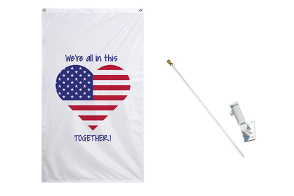 We're All In This Together Flag - BestFlag.com