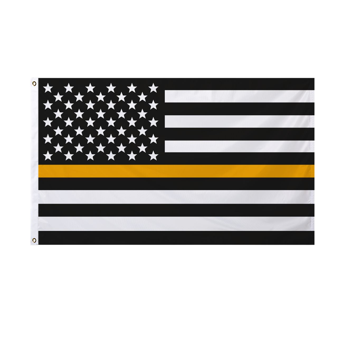 Black & White United States Flag