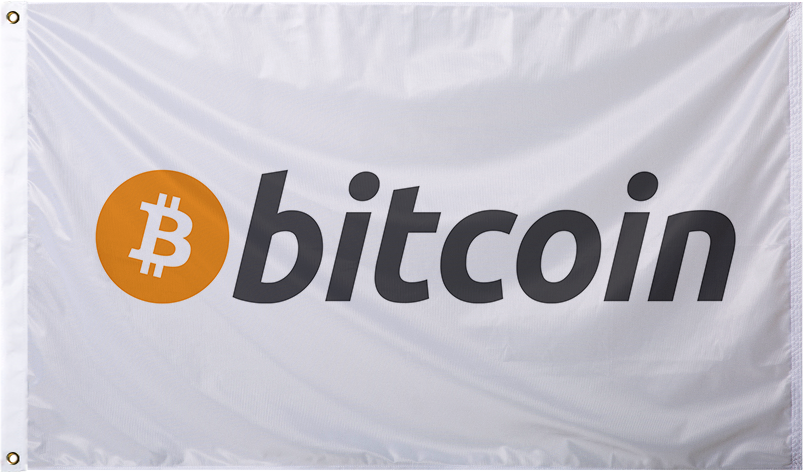 Bitcoin Logo Flag (v1)