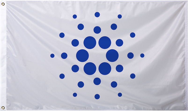 Cardano Logo Flag