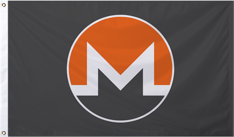 Monero Logo Flag (v1)