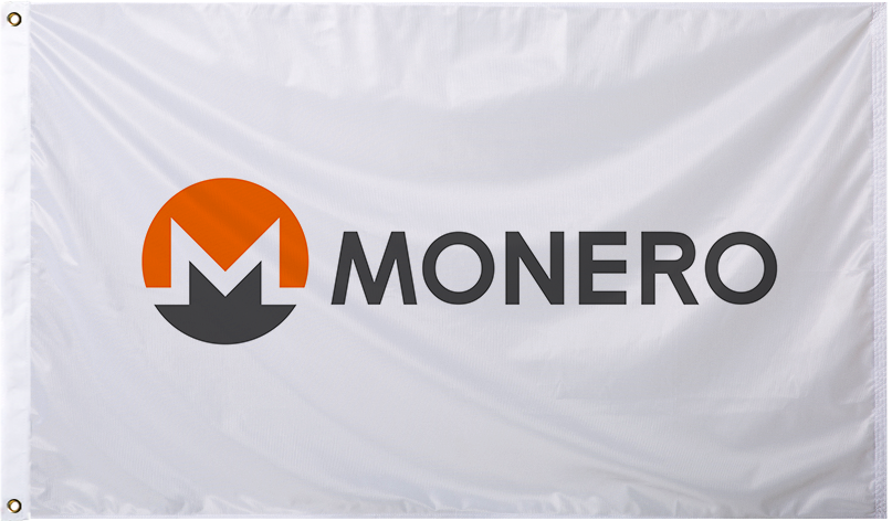Monero Logo Flag (v2)