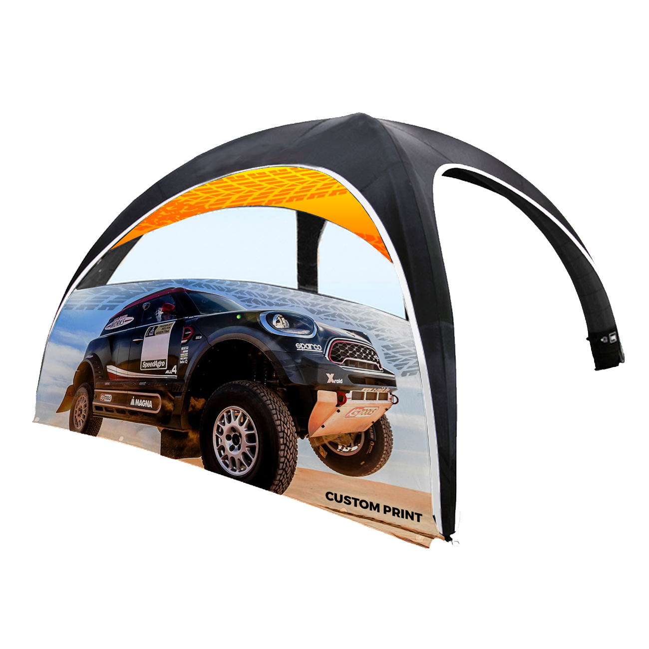 The Dome Inflatable Tent Window Wall