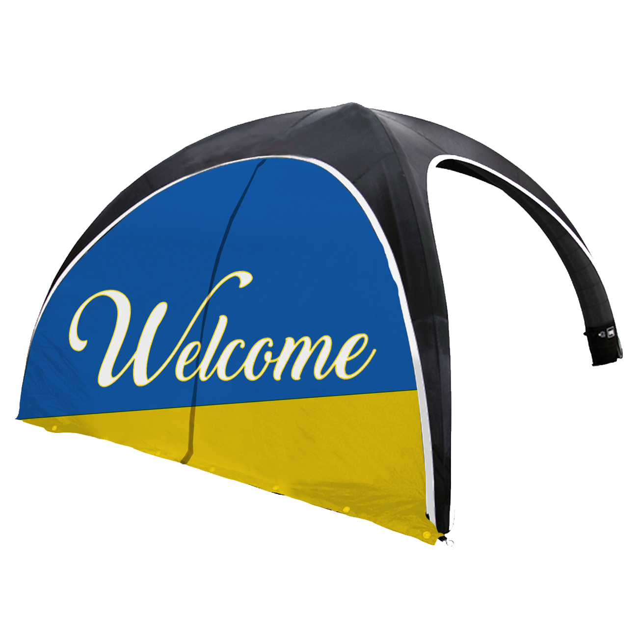 The Dome Inflatable Tent Door Wall